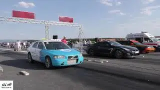 Nissan GTR 35 vs Volvo drag car custom Drag race 🚦🚗💥  4K UHD