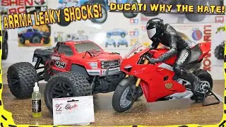 Spin master upriser Ducati why all the HATE?  ARRMA Leaky Shock fix!