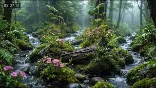 Deep Sleep Therapy with Heavy Rain and Soft Thunder for Peaceful Dreams and Deep Sleep