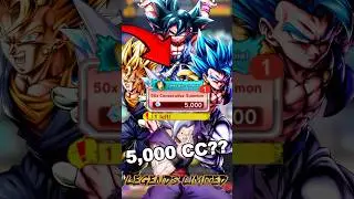 5000 CC SUMMON WITH 3 GUARANTEED LF&rsquo;s | #dblegends #dbl #dblshorts #dragonballlegends