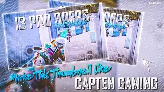 how to make this thumbnail like capten gaming | BGMI THUMBNAIL TUTORIAL IN PS CC EDITING ON ANDROID