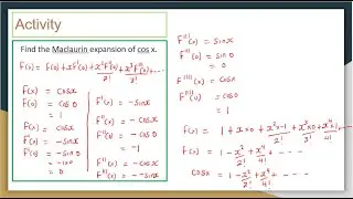 S.6 Differentiation 2-Lesson 10 : Maclaurin’s series (Step-by-Step Explanation)