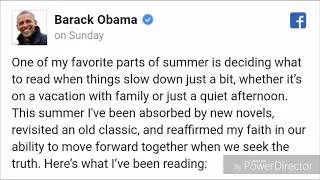 Barack Obama reveals 5 must-reading books