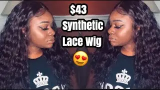 $43 Synthetic ROYAL SWISS LACE ELLIS WIG REVIEW!! + How I Slay This Hair😍