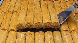 اعمليها احسن من الجاهزه❗ اصابع الجلاش بالكنافه ❗شغل حلواني❗ بكل احترافيه👌