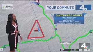 Canyon Fire road closures and traffic alerts