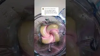 Adding all of my natural food coloring to a smoothie 🌈