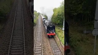 Britannia barks like mad in Clitheroe #train #railway #shorts