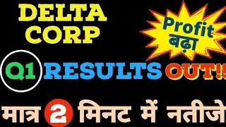 Delta Corp Q1 results 2023 out!! Delta Corp share latest news Delta Corp share news