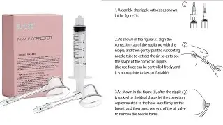 How To Use Inverted Nipple Puller | Nipple Aspirator Corrector For Flat Nipple