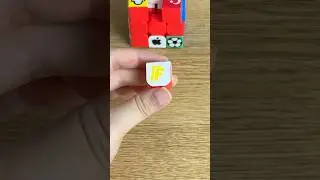 How to draw Free Fire logo on the Rubik's Cube?#diy #art #rubikscube #freefire #trending