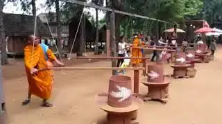 Khmer Traditional Tool or Miller for Milling Rice and Flour, Cambodia
