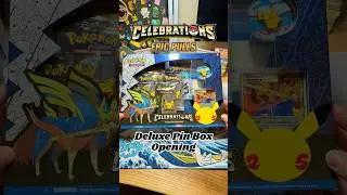 Pok&eacute;mon CELEBRATIONS Deluxe Pin Collection ✨🔥✨ #pokemon #pokemoncards #pokemontcg #pok&eacute;mon #asmr
