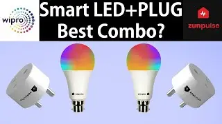 Zunpulse (Similar Wipro Garnet)10W Smart Bulb Unboxing & How to Setup App Review|Best RGB WiFi Bulb?