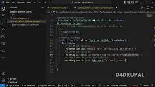 Override or extend existing services in Drupal 10, Drupal 9, Drupal 8 | D4Drupal