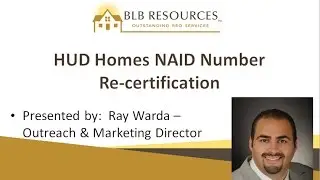 NAID Renewal HUD Homes NAID Number