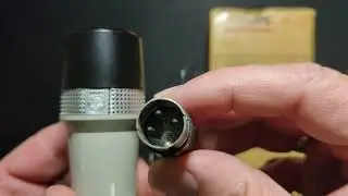 Philips Microphone N 8301. Uses DIN Plug in Tape Recorders.