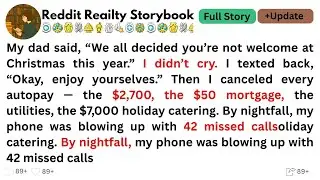 [Full Story]My dad said, “We all decided you’re not welcome at Christmas this year.” I didn’t cry..!