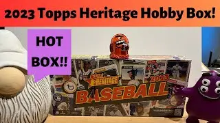 2023 Topps Heritage Hobby Box - We Have a HOT BOX, but Some Quality Control Issues Too