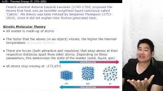 SPH3U 4.05: Thermal Energy (+ Homework Answers)