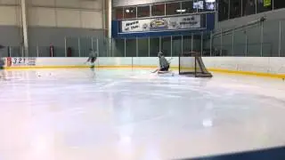 CCM Extreme Flex Pro 2 Goalie Pads On Ice