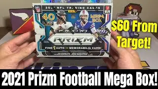 Target 2021 Prizm Football Mega Box! $60 Per Box With 1 Hit! Chasing The Rookie Pink Parallels!