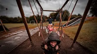 Rainy afternoon at Calderglen Zoo and Country Park | 4K