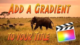 Add a Gradient to your Title