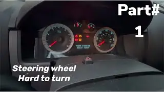 2010 ford escape  hard steering wheel  (the tip and fix) part # 1