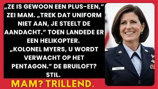 Ze bespotten me op mijn broers bruiloft—tot de helikopter landde: “Kolonel, je wordt nodig.”
