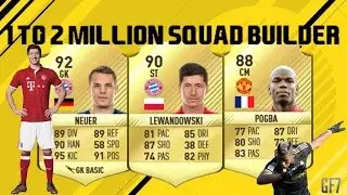 INSANE + EXPENSIVE 1-2 MILLION COIN FIFA 17 SQUAD BUILDER FT NEUER POGBA AND LEWANDOWSKI