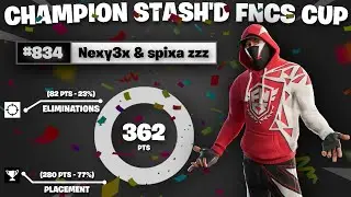 КАК ВЗЕХМЕ CHAMPION STASH'D СКИНА ОТ FNCS ТУРНИРА!🏆