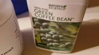 Natures science green coffee bean and green day vitamins white kidney bean extract
