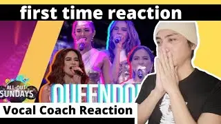 The Divas of the Queendom channel their inner goddess! | All-Out Sundays Vocal Coach Reaction