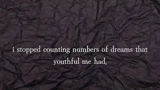 ‘because i'm nowhere even in breeze’