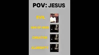POV: JESUS AT THE TOP 👑Creator vs Evil | 8K Christian POV:Jesus #jesusedit #faith  #christianshorts