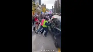 Police investigating after protester hit by car during No Kings rally