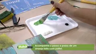 Pallete com Vaso de Suculentas por Cléo Squarizzi - 05/05/2017 - Mulher.com - P1/2