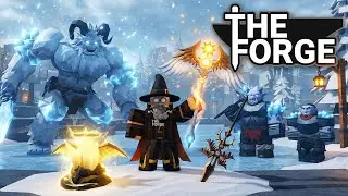Масштабное зимнее обновление для Roblox The Forge! (Новый остров, боссы и снаряжение)