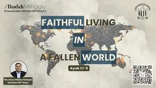 Pdt. Henry Mimbar - Faithful Living in a Fallen World (GIII Tokyo 18 Januari 2026)