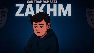 ZAKHM 💔 | Sad Trap Type Beat | Emotional Indian Rap Instrumental | BY DASH BEATS 