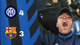 LEGGENDARIIIIII!!!! FI-NA-LEEE!!! INTER-BARCELLONA 4-3 | LIVE REACTION TIFOSI INTERISTI DA SAN SIRO