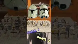 Phase 1 Vs Phase 2 Clones! Lego Clone Army!!