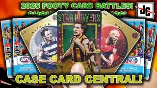 CASE CARD CENTRAL! FOOTY CARD BATTLES | 2025 AFL TEAMCOACH FOOTY CARDS
