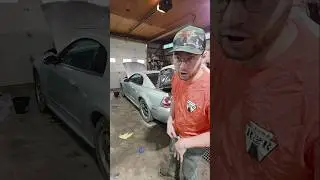 getting the driftstang painted #driftcar #drift #mustang #ford #projectcar #mechanic #racecar #v8