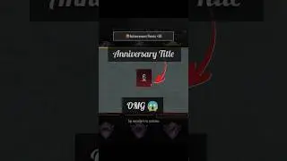 get Free Mythic Title #anniversarytitle#easytricks #shorts