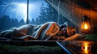 Camping With Arthur And Friends During A Thunderstorm | RDR2 ASMR Real Thunder Vibe