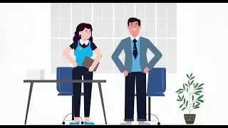 2D Animated - Educational management system - Motion Graphics 2D Animation Video