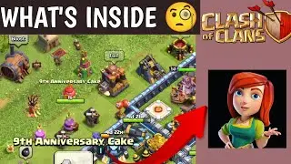removing 9th anniversary cake!! #coc