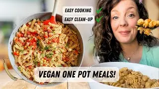 Simple Vegan Creamy Cajun Pasta ONE POT | High Protein Plant Based Dinner